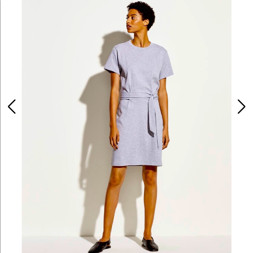 Vince Short Sleeve Waist Tie Dress - Size XS